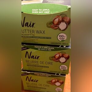 Set of 3 boxes Shea Butter Wax. Unopened, small damage on boxes.